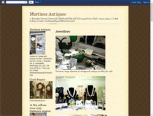 Tablet Screenshot of martinezantiques.com